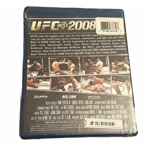 Ultimate Fighting‎ Championship - UFC:  Best of 2008 (Blu-ray Disc, 2009) New - Picture 2 of 2